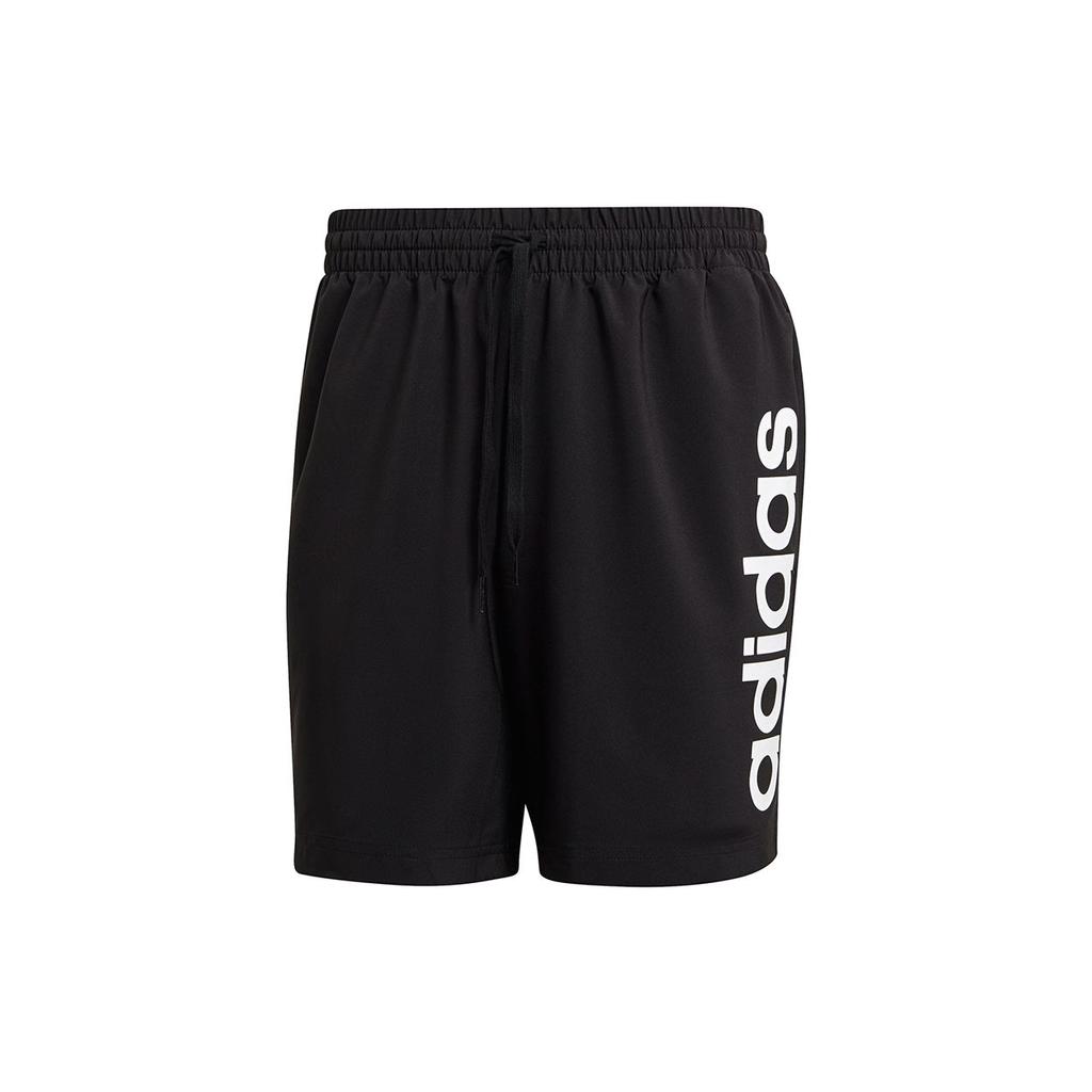 Adidas Linear Chelsea Logo Print Sports Shorts Men Bottoms Black GK9607