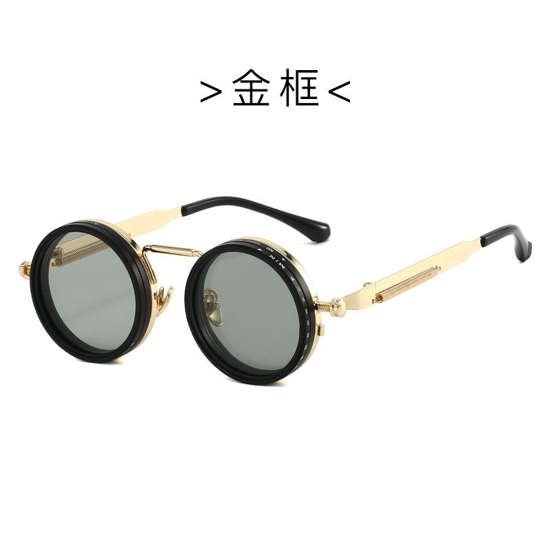 NA file adjustable polarized sunglasses European and American style personalized punk glasses men's and women's driving dimming sunglasses