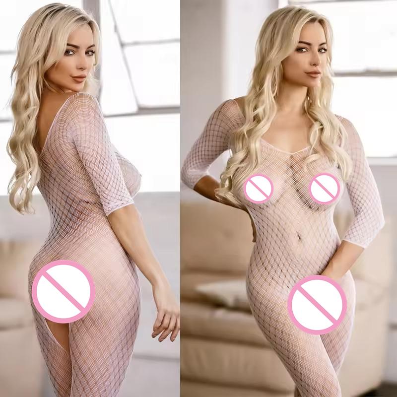 Leopard Women Body Stockings Sexy, Exotic Dancer Fishnets Lingerie Glow Party, Fishnet Bodysuit Rave Outfits Club Plus Size