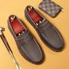 Men's Shoes Casual Formal Loafers Moccasins Italian Breathable Slip on Male Boat Shoes