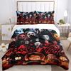 3pcs Horror Night Movie Characters Comforter Set with 1 Quilt Cover and 2 Pillowcases (No Core) - Halloween Decorations, Home Decor, Holiday Gift, Pol