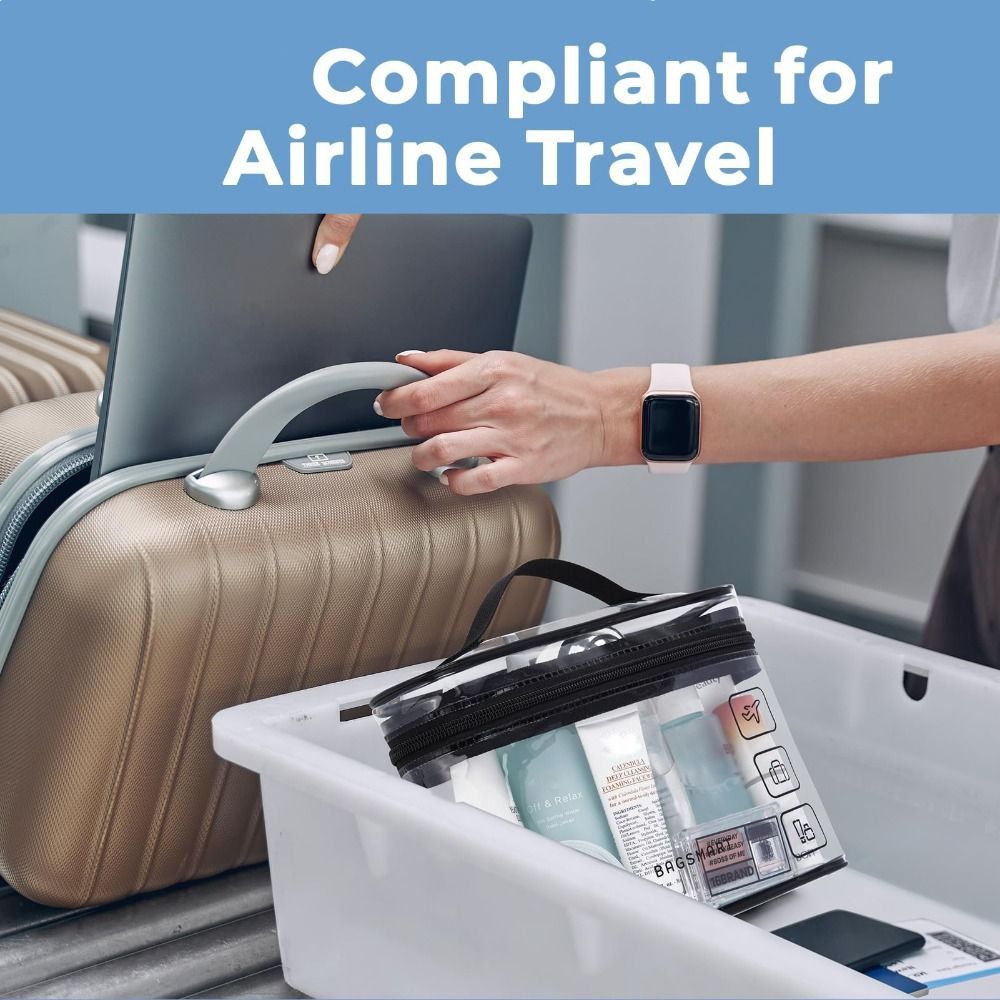 PVC New Clear Toiletry Bag Large Capacity Cosmetic Organizer Thickened Waterproof Travel Storage Bag