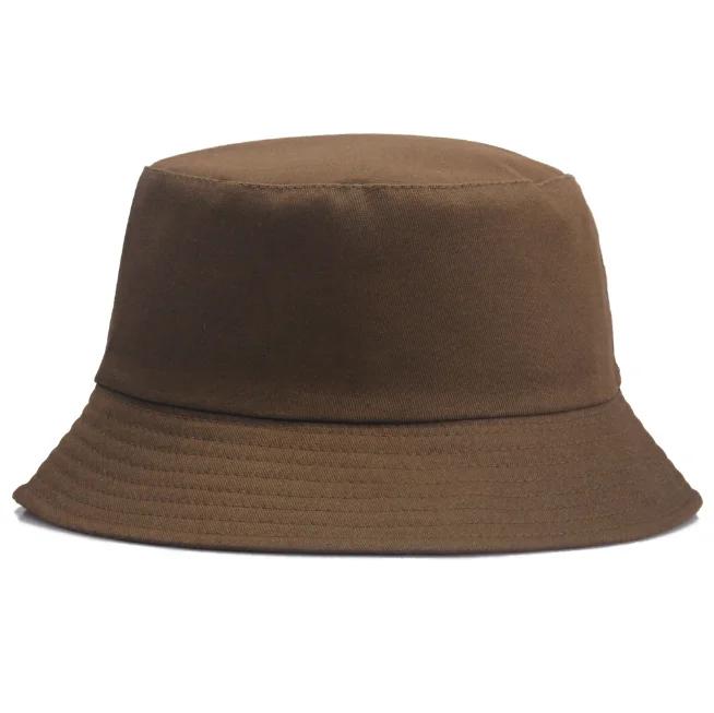 Wholesale Customized Logo Printed Bucket Hat For Women Cotton Men Outdoor Sun Protection Hip Hop Caps Fisherman Hat Gorros Bob