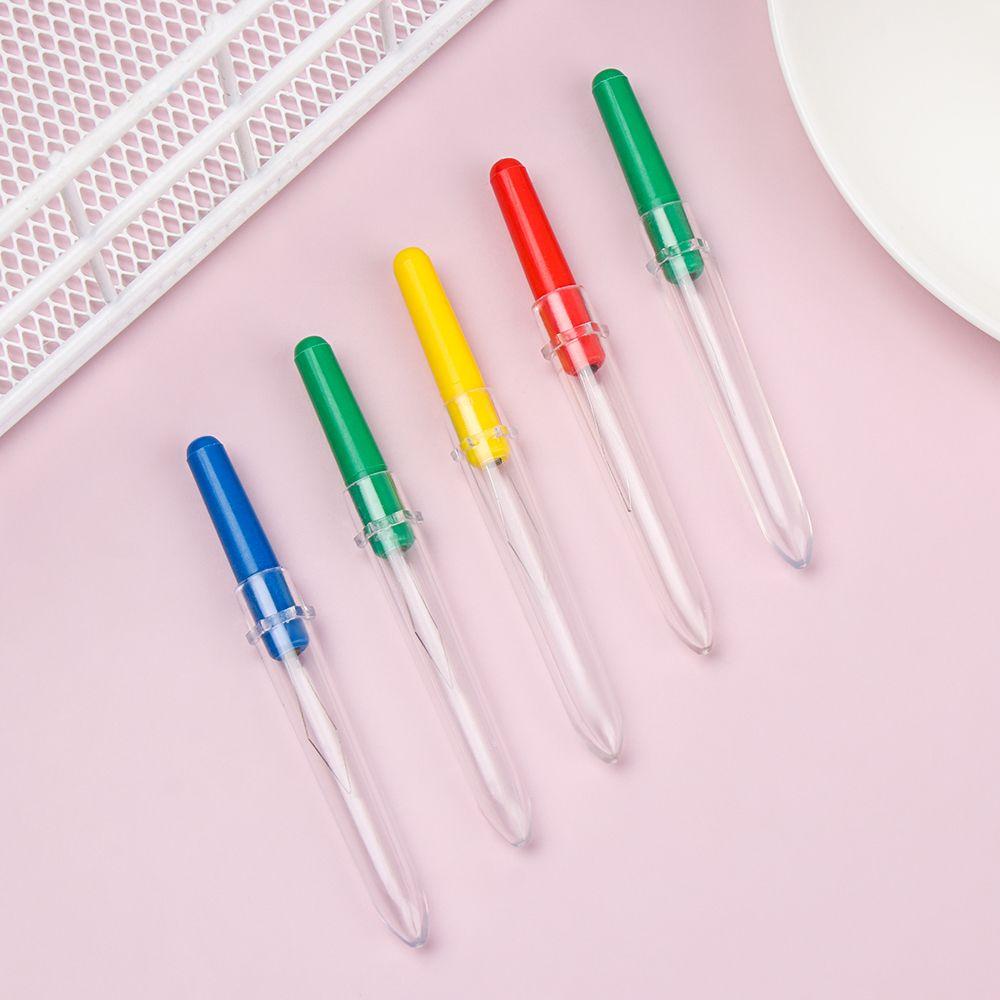 5Pcs Easy Handmade Random Color Needle Threader Needle Inserter Sewing Accessories Sewing Tools