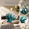 Artificial Coral Statue Resin Bookcase Ornament Craft Tabletop Handmade Sculpture Piece