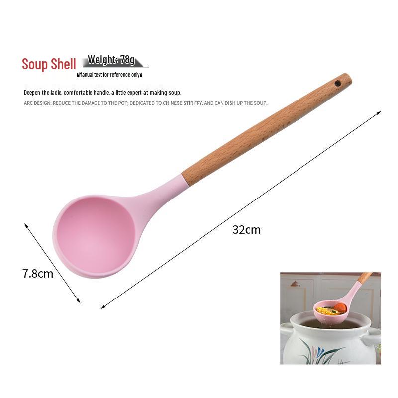 Conjunto de utensílios de cozinha de silicone com 12 peças: Espátulas Resistentes ao Calor e Espátulas para Refogar