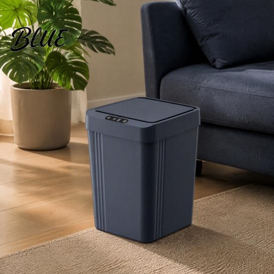 Hygienic Kitchen Waste Can with Can Touchless Automatic Trash Storage 13L Bathroom Garbage Odor Motion