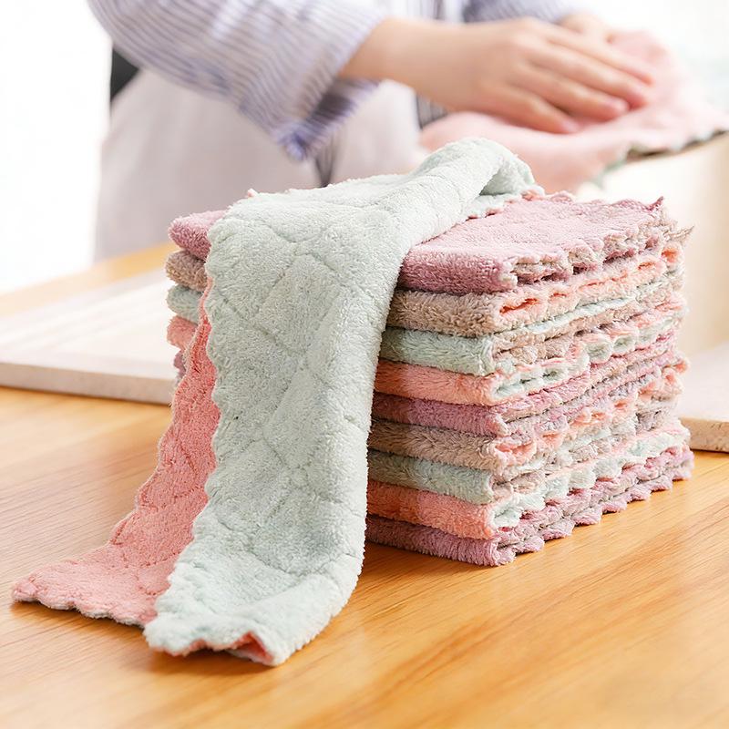Absorbent Non-Stick Kitchen Dishcloth and Cleaning Towel