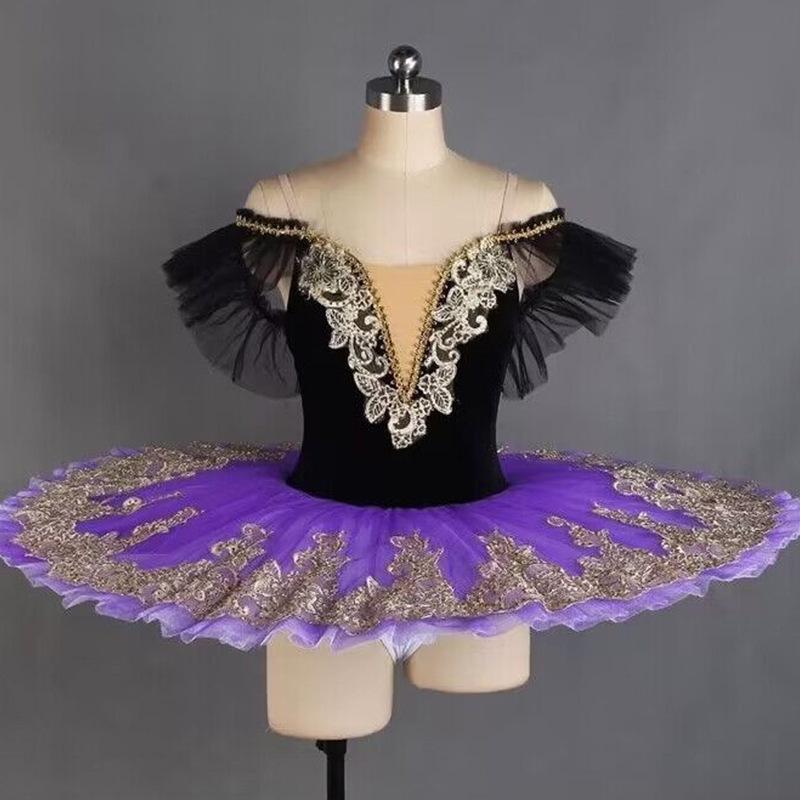 Swan Lake Multi-color Ballet Performance Strappy Fluffy Skirt