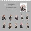 Winter Whispers Fashion Pet Stickers: Journal Materials for DIY Decoration and Collage