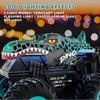 SBSG 2.4Ghz RC Monster Truck Toys for Boys, 1:20 Dinosaur Remote Control Car with Lights & Music, Stunt 360 Spin Walk Truck