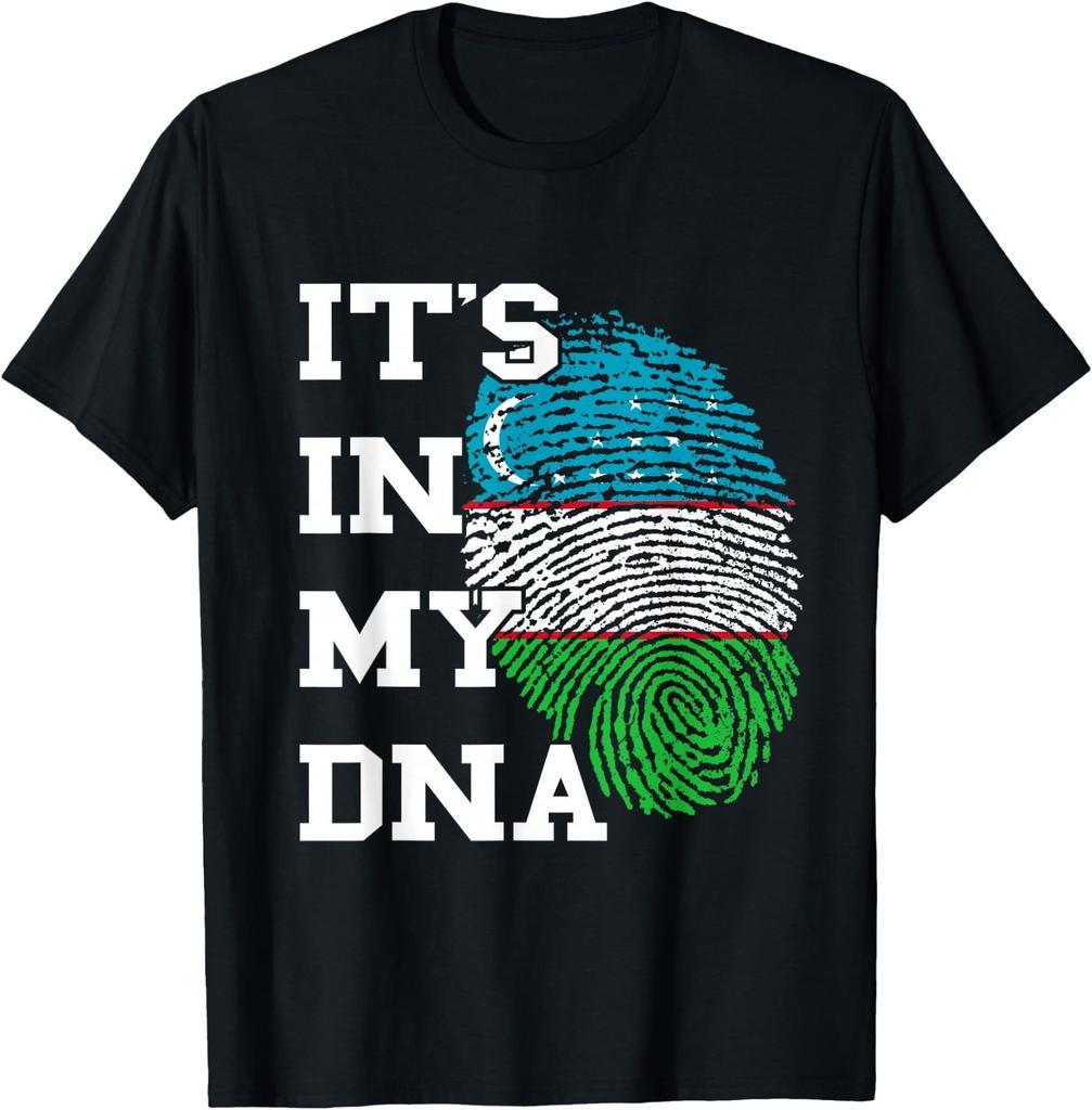 Uzbekistan It's In My DNA Uzbek Pride Uzbek Flag Uzbek Roots T-Shirt