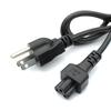 UL US 3-Pin C5 Plug Power Cord, 18AWG SVT/SJT 3-Core Clover Tail