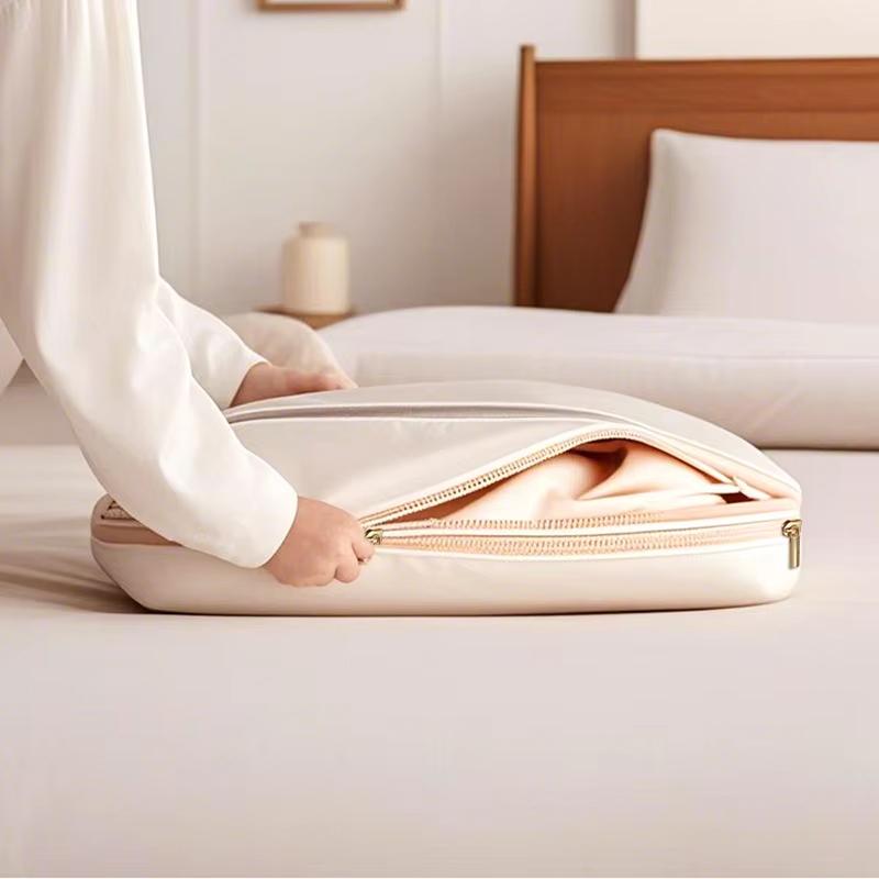 1pc Down Jacket Compressed Dust Cover Clothes Compression Hanging Bag Household Visible Clothes Storage Bag Wardrobe Organizer