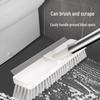 Long Handle 2-in-1 Floor Scrubber and Squeegee