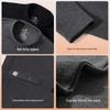SEPTWOLVES Herren Thermounterwäsche-Set mit mittelhohem Kragen, verdicktem Fleece