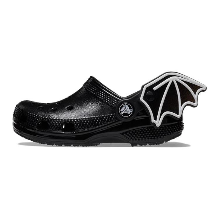 (TD) Crocs Classic I Am Bat Clogs Black White Baby 209232-001 EU 23-24