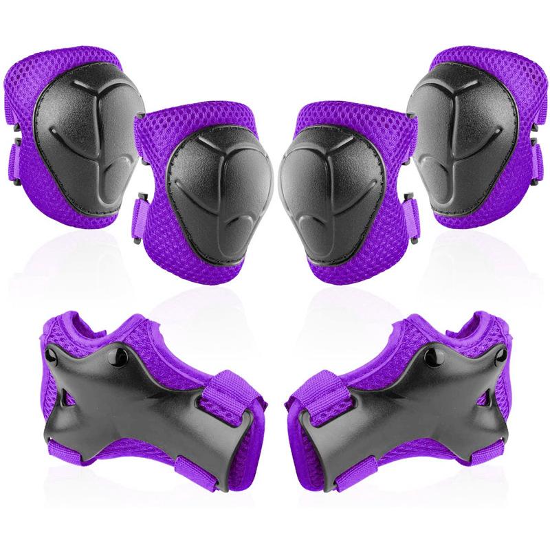 Children's balance bicycle mine protective gear ski skating wheel skateboard knee brace combination sports protective gear