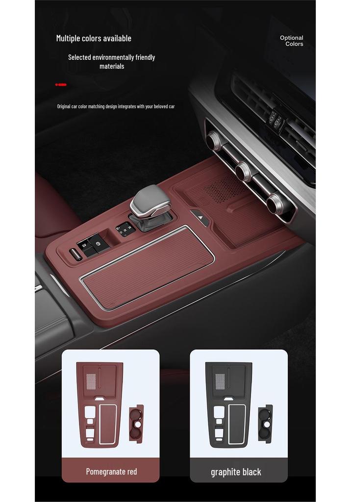 Hongqi HS5 Center Console Protective Mat - Non-slip, Full Coverage, Multi-functional Car Accessory for 25 Models.