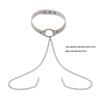 Elegant Choker with Nipple Clamps: Adult Training & Flirting Toy for Couples