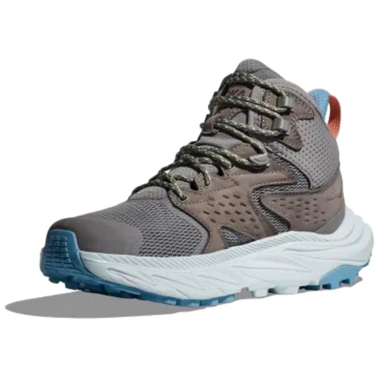 Hoka One One Anacapa 2 Gore-Tex Comfortable Shock Absorbing Durable Mid-Top Hiking Shoes Men Hiking Shoes Gray 1141633-ATRL