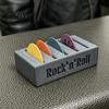 Creative Gift for Guitarists 3D Printed Guitar Pick Holder, Multi Slot Storage Display Trendy Music Decor Box, Desktop Organizer, Players &