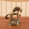 2026 Horse Year Brass Horse Decorative Ornament Horse Zodiac Little Pony Wealth Attracting Figurine Chinese New Year Gift