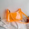 Jelly Color Crossbody Bag Clear Handbag PVC Transparent Shoulder Bag  Water-Sprinkling Festival
