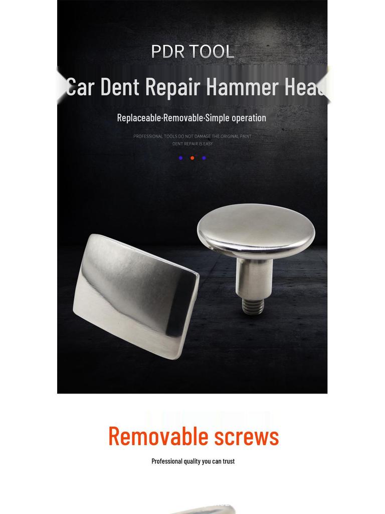 Edelstahl-Beulendrücker mit austauschbarem Kopf