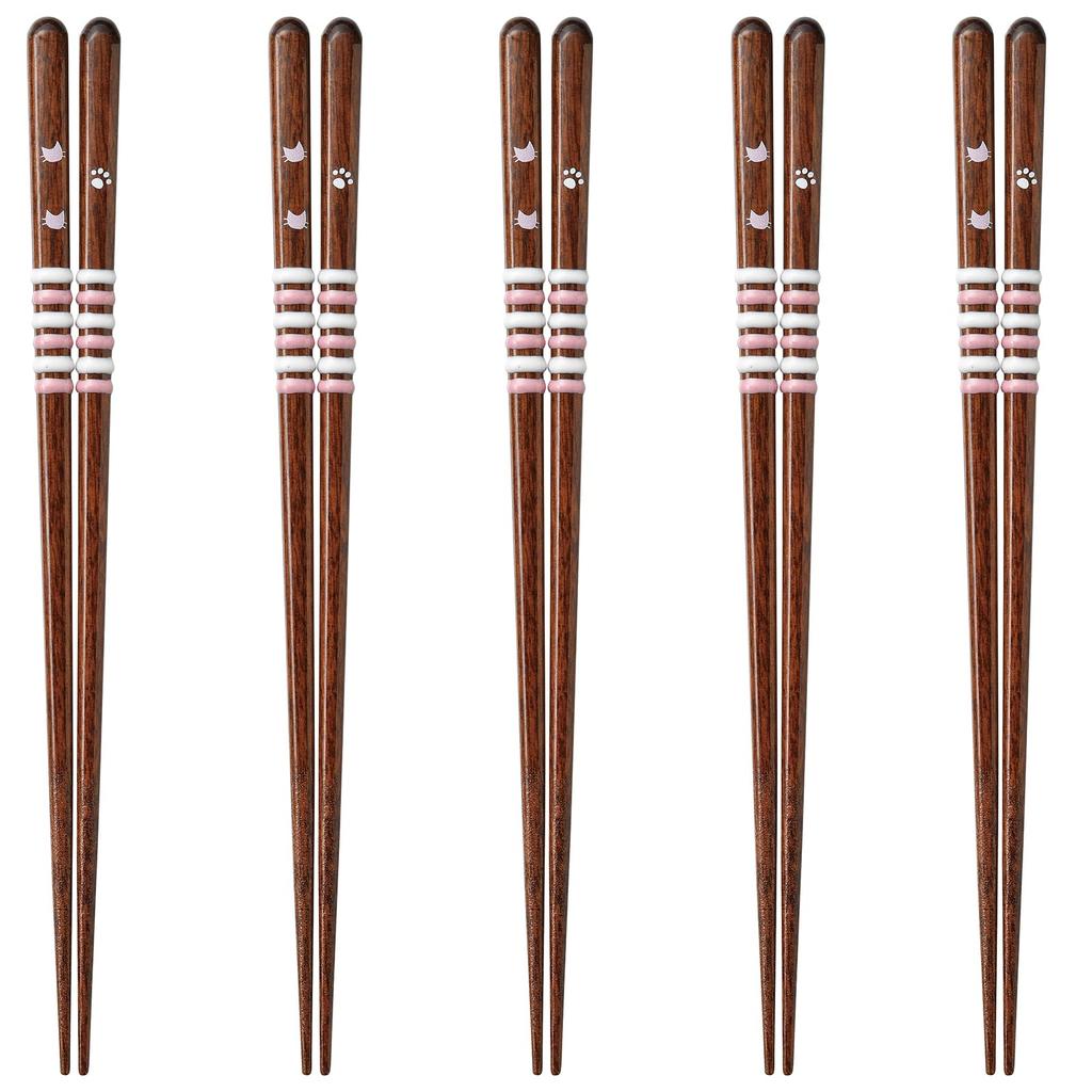 Happy Set of Dishwasher Made In PID7663 J-kitchens Chopsticks, 5, Material Wood, Safe, Japan,