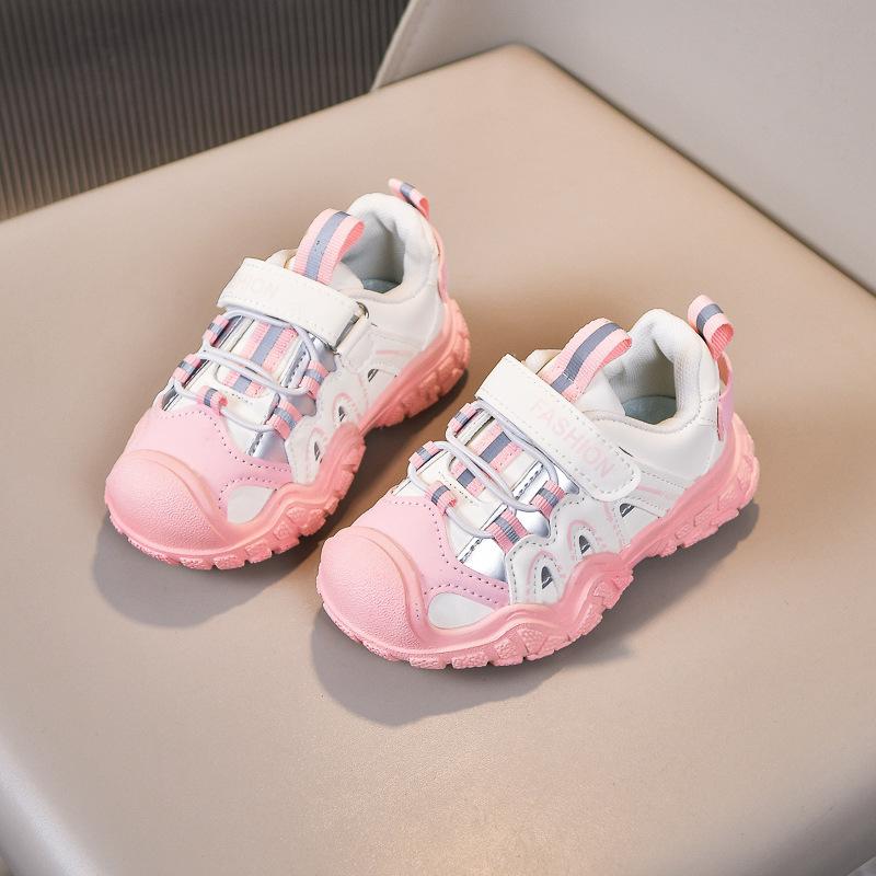 Classmate girls sports shoes spring and autumn 2025 new breathable boys shoes soft sole children's dad shoes non-slip