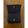 Used SAINT LAURENT YSL Logo Trifold Wallet Black Gold Hardware