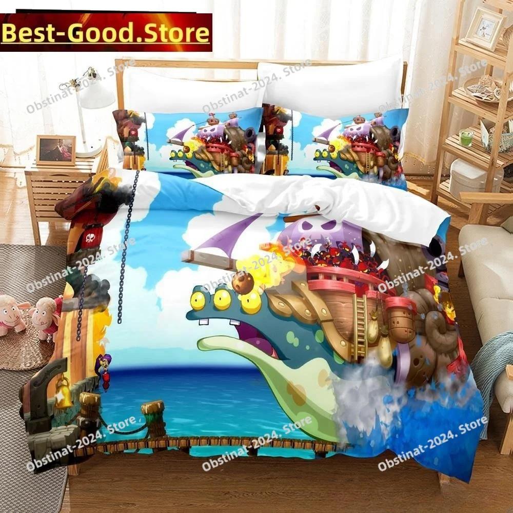 New Shantae Half-Genie Hero Bedding Set Duvet Cover Full Queen King Size Pillowcase Bed Printed Aldult Kid Bedroom Single Twin