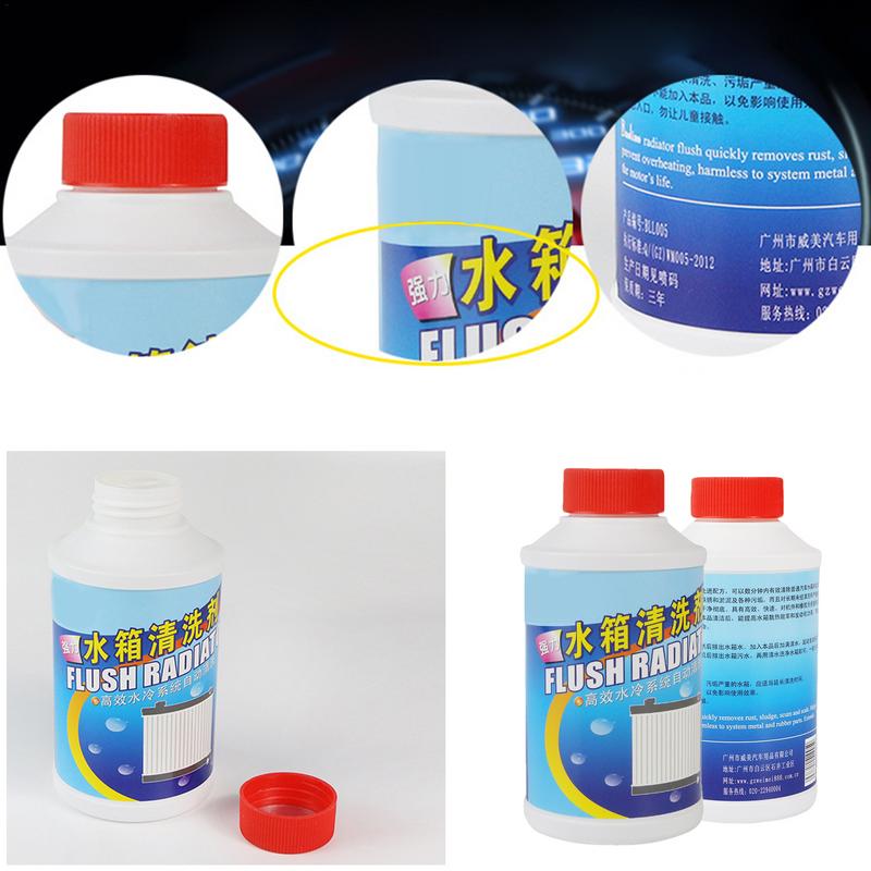 Čistič nádrže na vodu do auta Čistič chladicího systému Potřeby pro detailing auta Čisticí kapalina do chladiče 350 ml Čistič auta pro chlazení automobilu