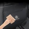 PU Leather Car Seat Back Anti Kick Pad Waterproof Anti Scratch Protector with Storage Pocket for Mercedes-Benz C E S GLC GLE Etc