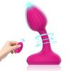 Vibrating Butt Plug Prostate Massager Vibrator with Remote Control 10 Vibration Modes Silicone Rechargeable Anal Plug Sex Toys for Men and Women