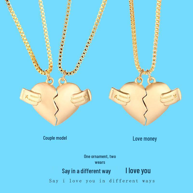 Magnetische Liebeskette: Einzigartiges europäisches und amerikanisches Design für Paare, perfektes Geschenk für Männer und Frauen.