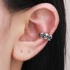 1PCS Gothic Punk Metal Skull Ear Clip Suitable For Men And Women Retro Creative Halloween Party Jewelry Gifts