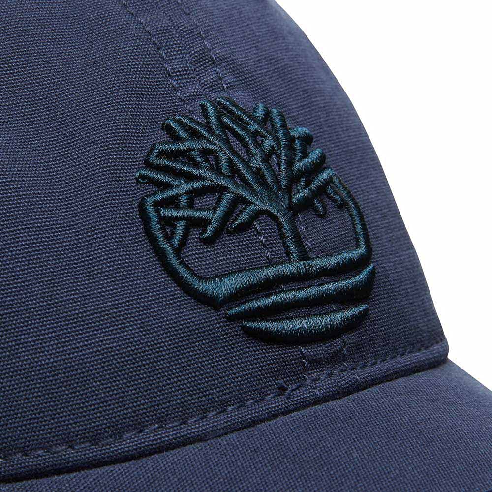 Timberland Men's Cotton Canvas Baseball Cap, Peacoat, One Size