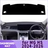 Fit for MG HS EHS 2024 2025 2026 Car Dashmat Accessories Dashboard Cover Pad DashMat Sunshade Protective Carpet Leather