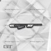 EEJQ9 Zinc Alloy Blue GT Line Badge Car Trunk Emblem 3D Grille Sticker For Kia Ceed Sportage Picanto Stonic Optima K5 Hyundai Peugeot