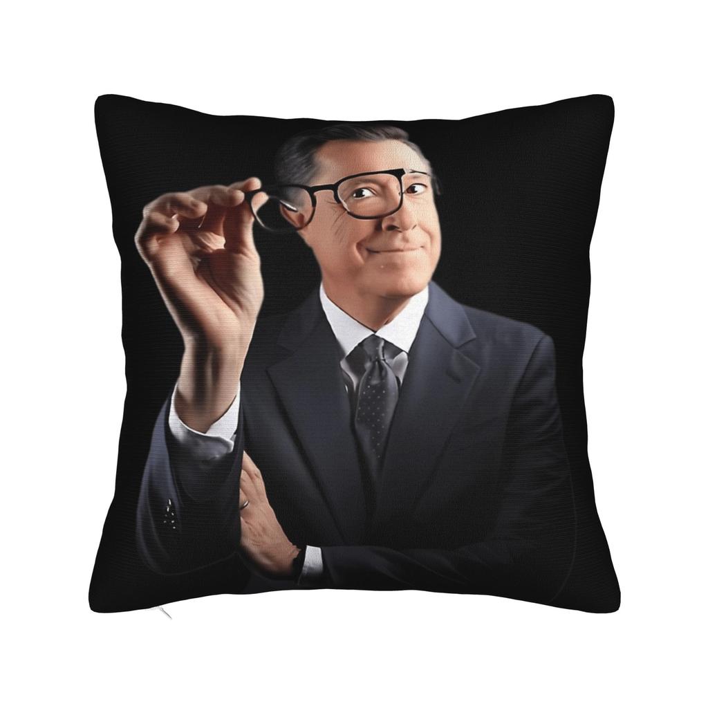 Federe Cuscino Decorative Stephen Colbert The Late Show Accessori Cuscino da Arredo per la Casa Copricuscino con Zip Varie Misure