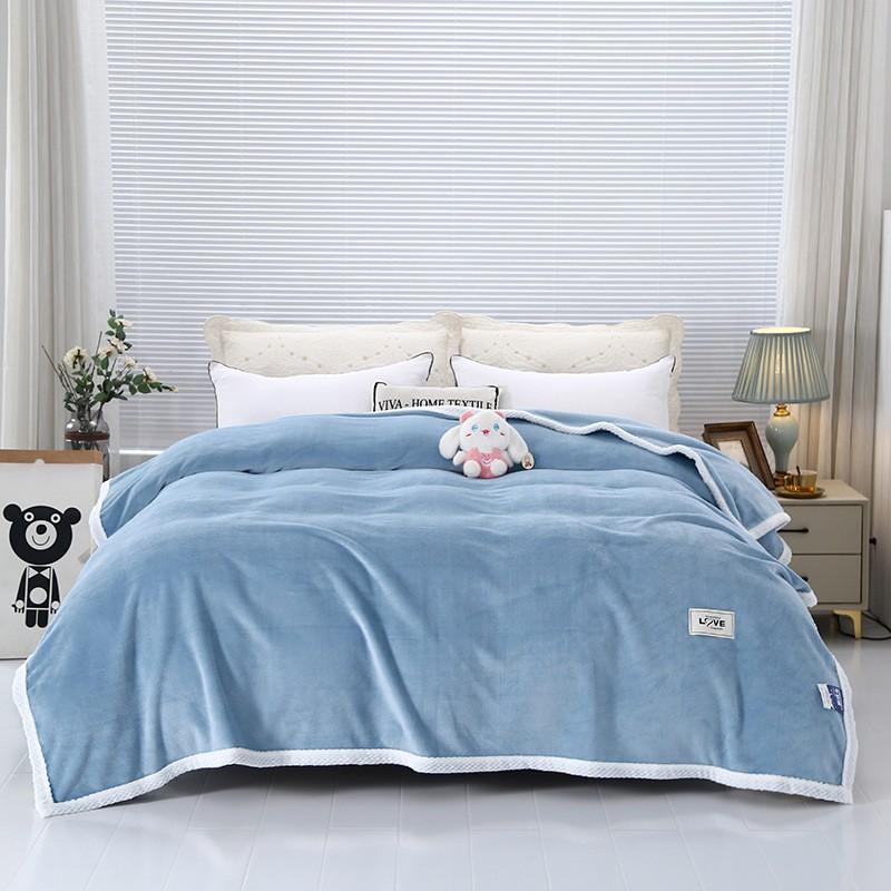 Thick Fleece Blanket Winter Office Nap Cozy Throw Soft Warm Bed 100x150cm To 200x230cm