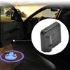 2pcs Wireless Universal Car Projection LED Projector Door Shadow Logo Light Welcome Lamps Courtesy Lights Kit Magnet Sensor White Skull
