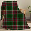 1 Stück Weihnachts-Karo-Kuscheldecke, Grün & Rot Tartan-Design, Gemütliche Feiertagsdekoration für Zuhause, Sofa, Weiche Decke für Weihnachten