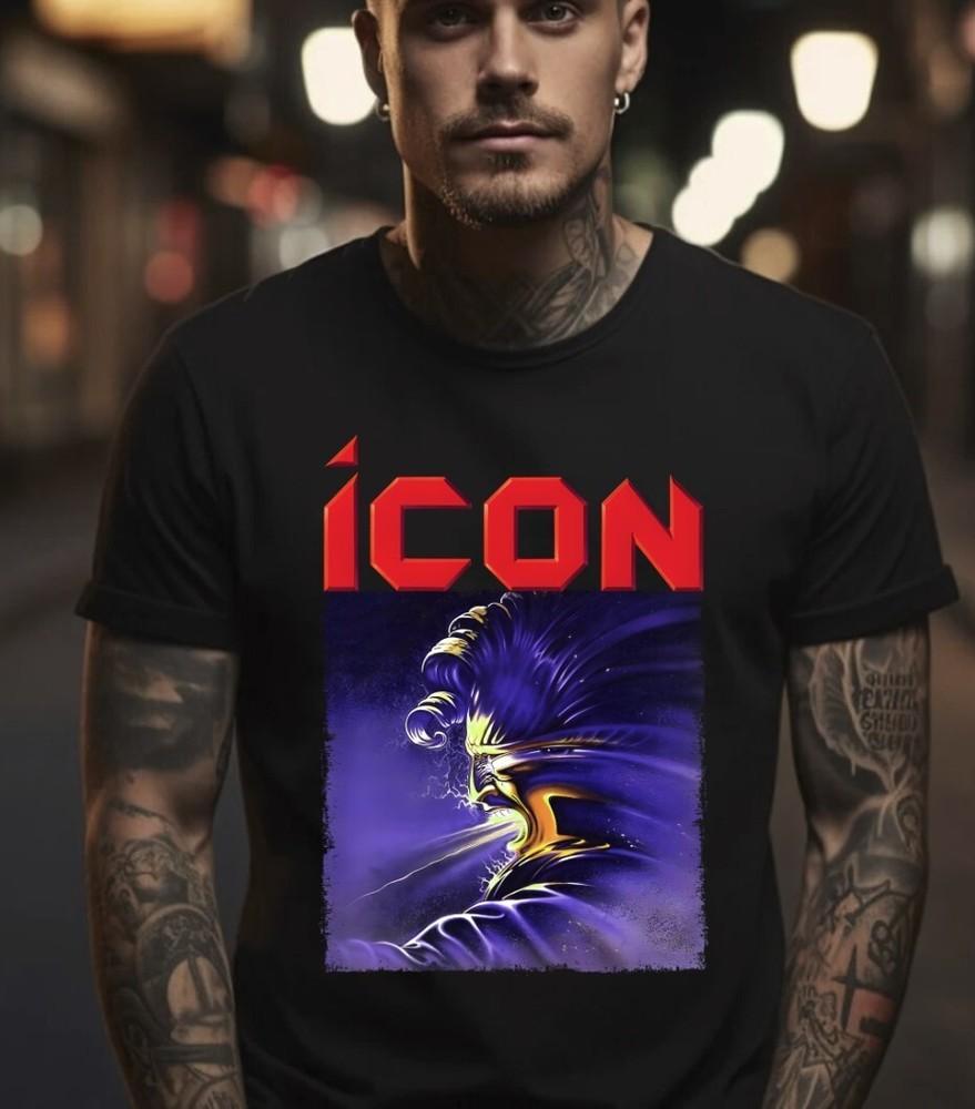 Icon Band Music For Lovers Black T-Shirt, S-5XL Unisex T-Shirt XL