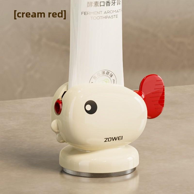 

Новый Полностью Автоматический Выдавливатель Зубной Пасты на Присоске в Виде Кита, Подставка для Зубной Пасты, Настенный Детский Выдавливатель Зубной Пасты 1PCS красный