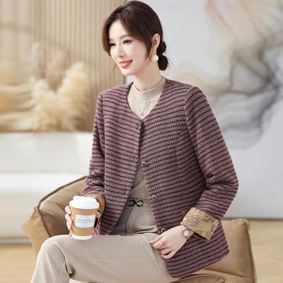 YUZHAOLIN Women's Elegant Casual Wool Blend Jacket