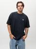 Jigga Wear Mini Crown Men's Oversized Short Sleeve T-Shirt Black Washed M