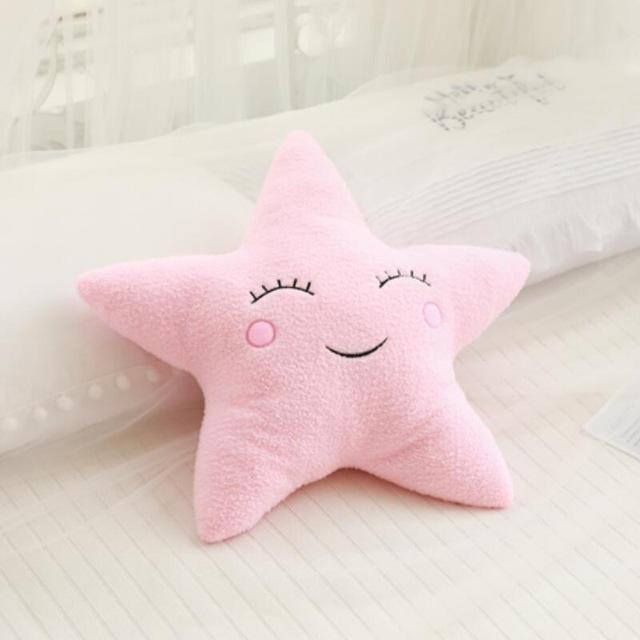 Stuffed Cloud Moon Star Raindrop Plush Pillow Soft Cushion Cloud Stuffed Plush Toys For Children Baby Kids Pillow Girl Gift